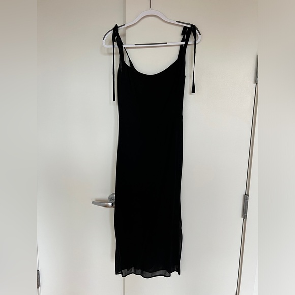 Reformation Besse Dress | Black | Size 10 - Picture 3 of 10